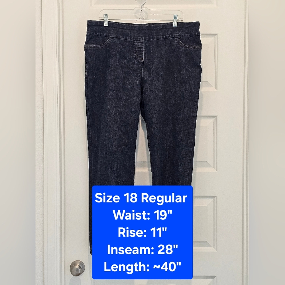Westbound Pull-on Jeans, EUC, Size 18 Regular